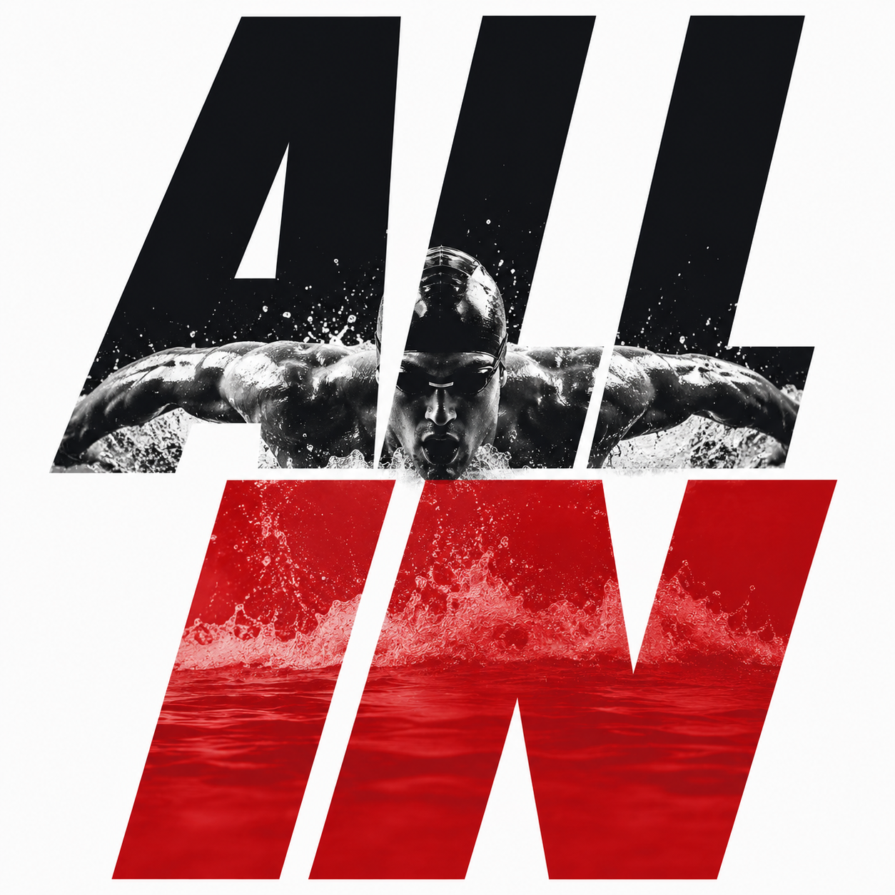 ALL IN - Male Swimmer