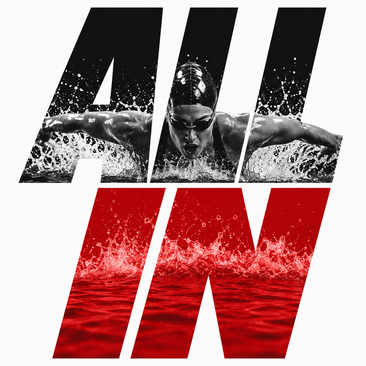 ALL IN - Female Swimmer