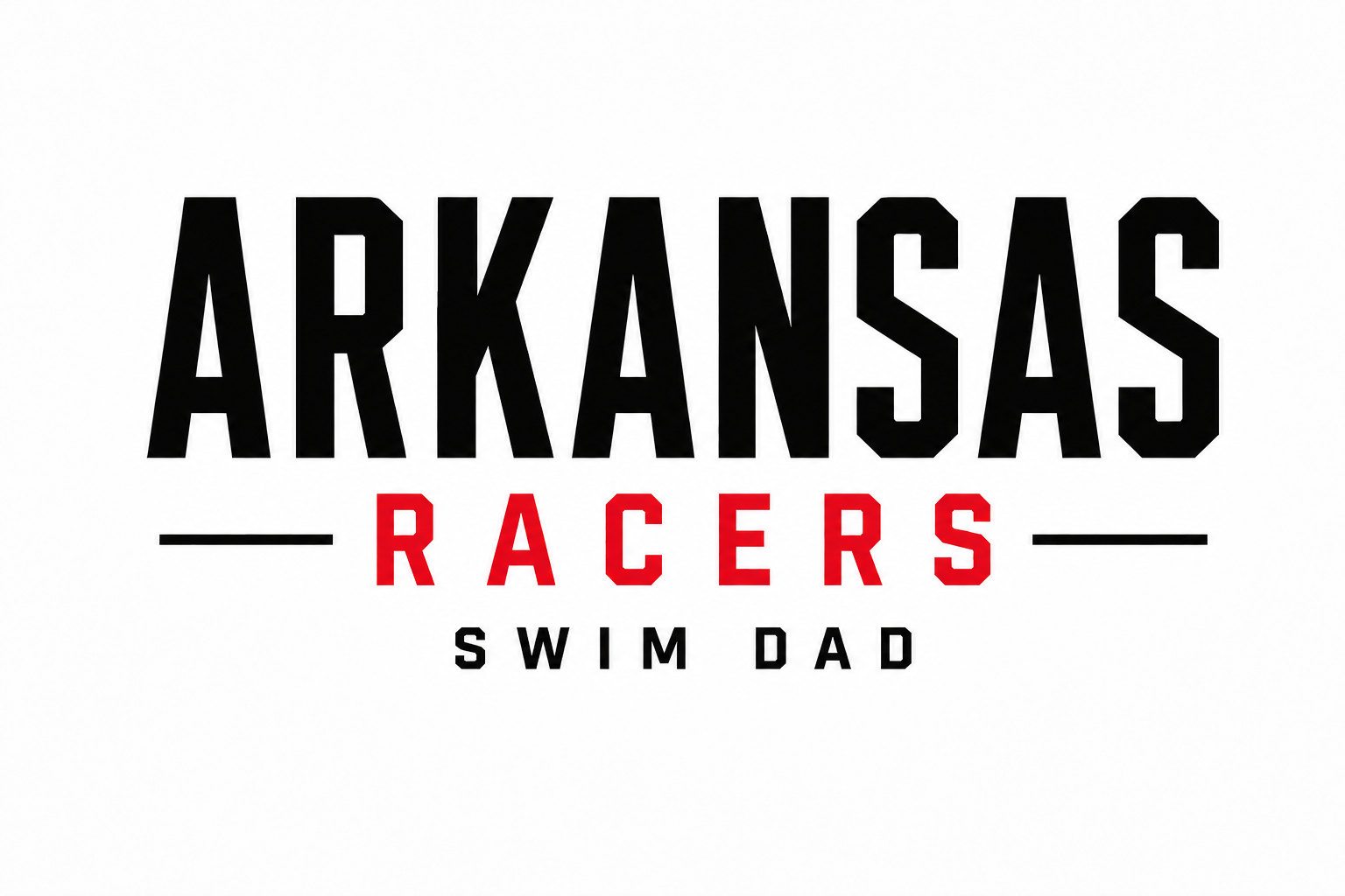 Arkansas Racers Swim Dad