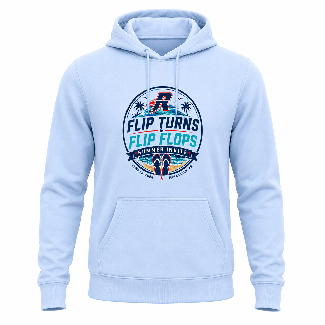 Flip Turns & Flip Flops Summer Invite Apparel