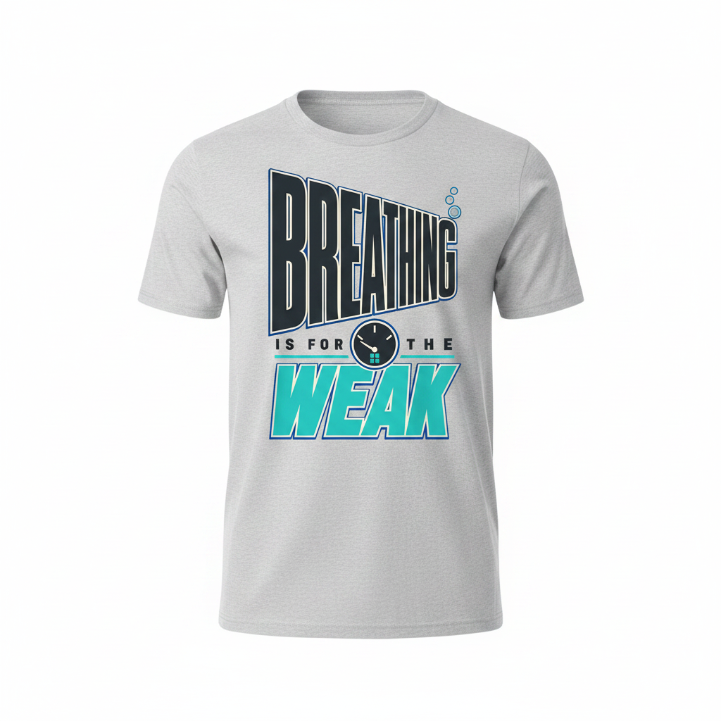 Breathing Is for the Weak - Light Gray