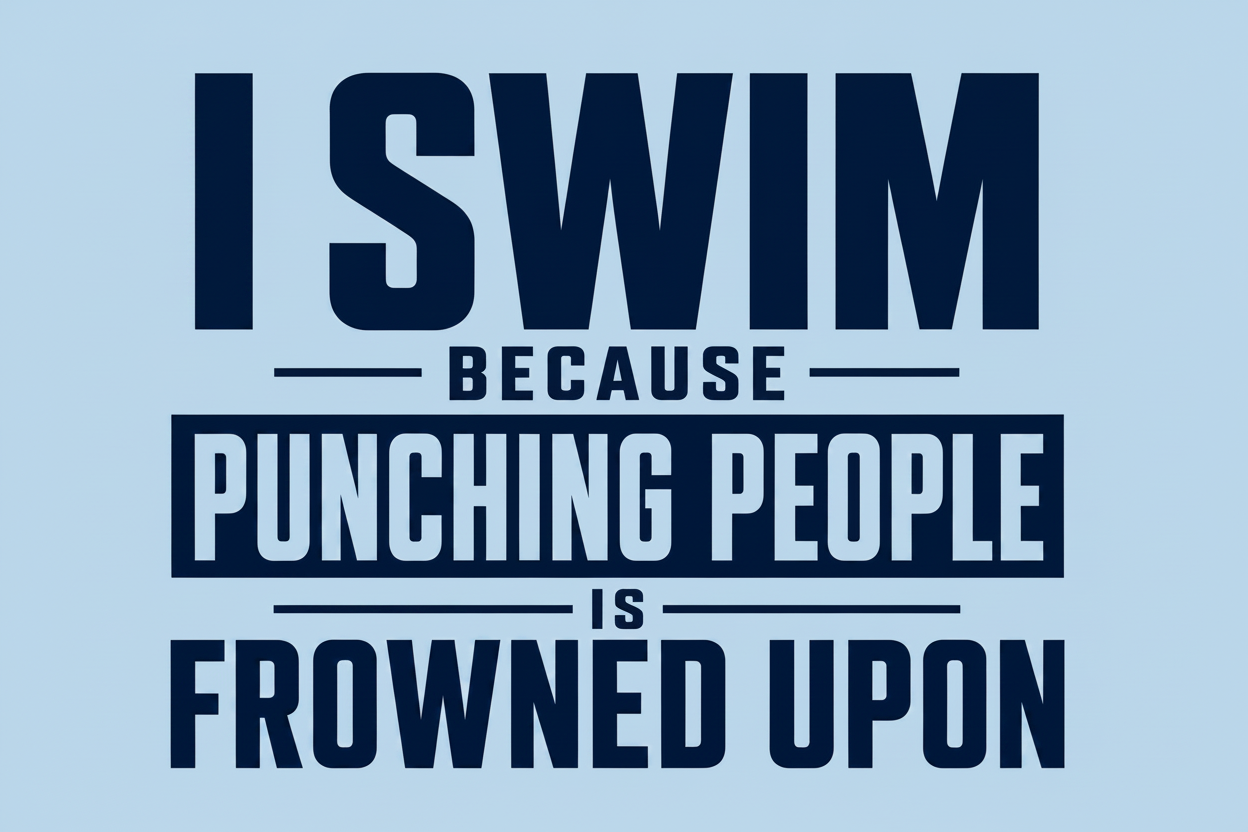 I Swim Because Punching People Is Frowned Upon