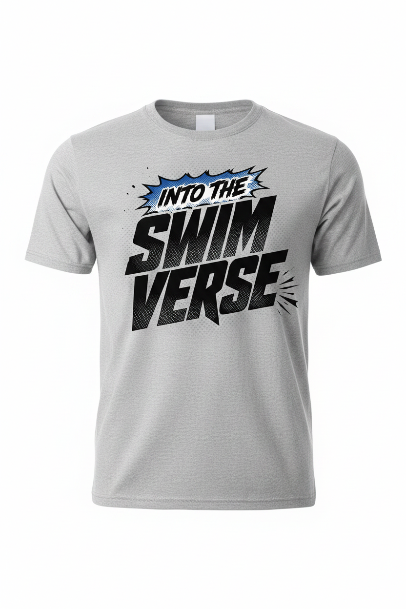 Into the Swimverse Gray Tee