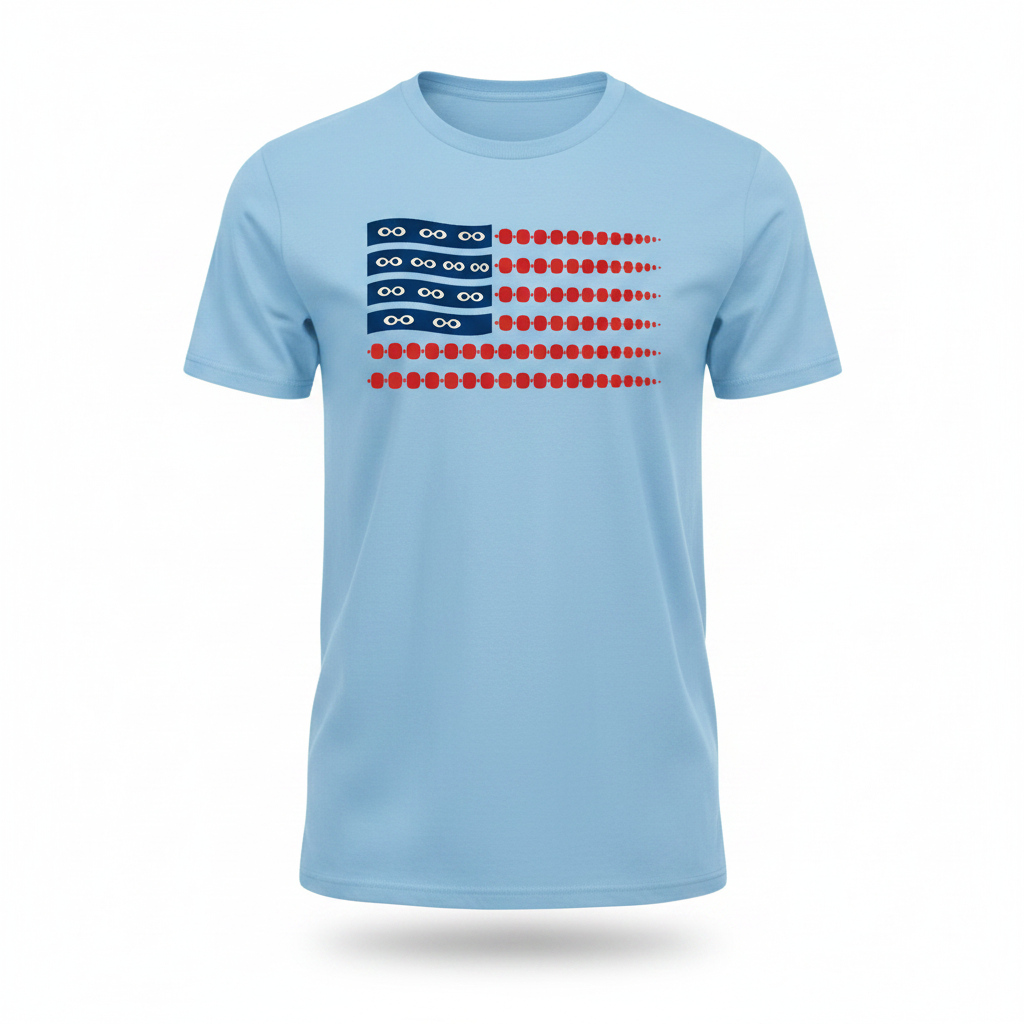 Stars Strokes & Stripes - Light Blue