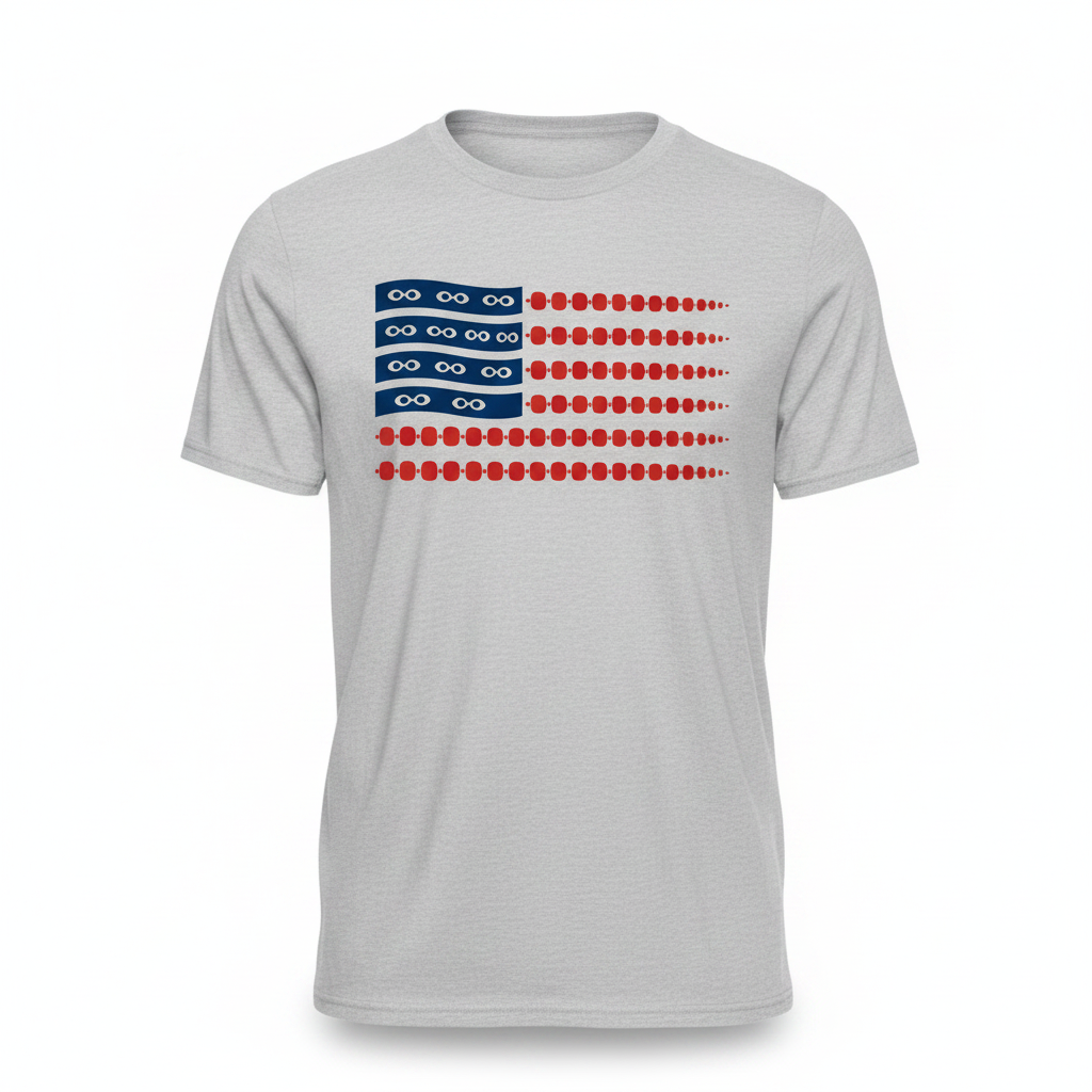 Stars Strokes & Stripes - Light Gray