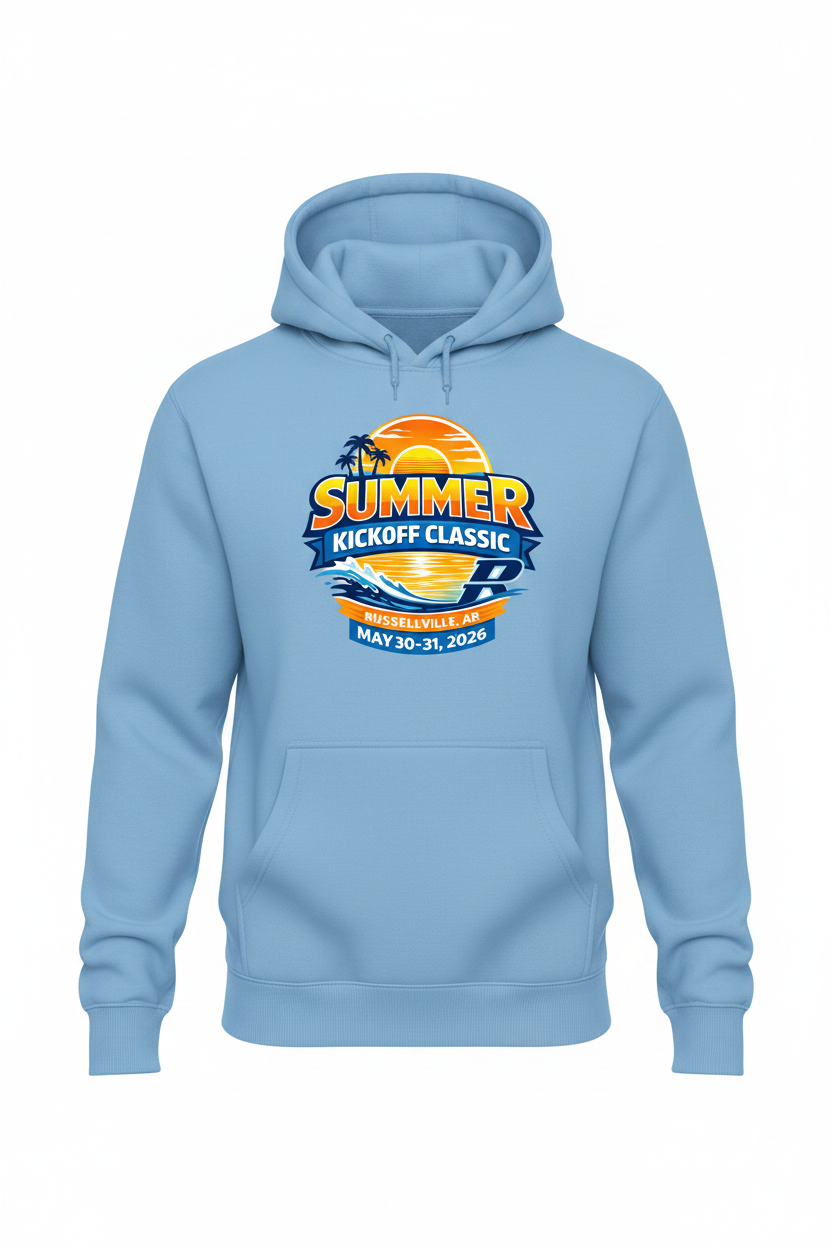 Summer Kickoff Classic Ghost Mannequin Hoodie - Hood Down