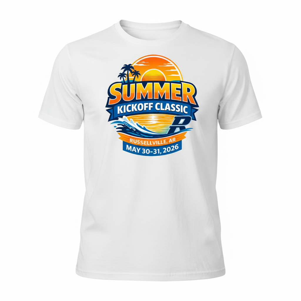 Summer Kickoff Classic T-Shirt - White Ghost Mannequin
