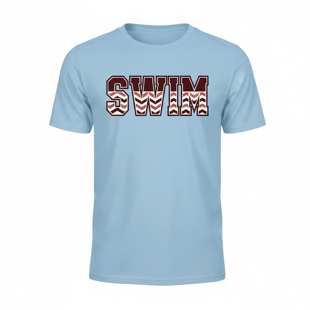 SWIM Chevron - Light Blue
