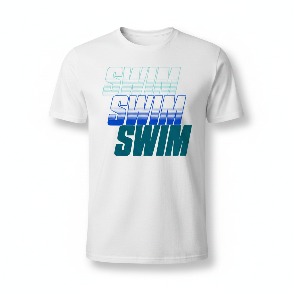 Swim Swim Swim - White