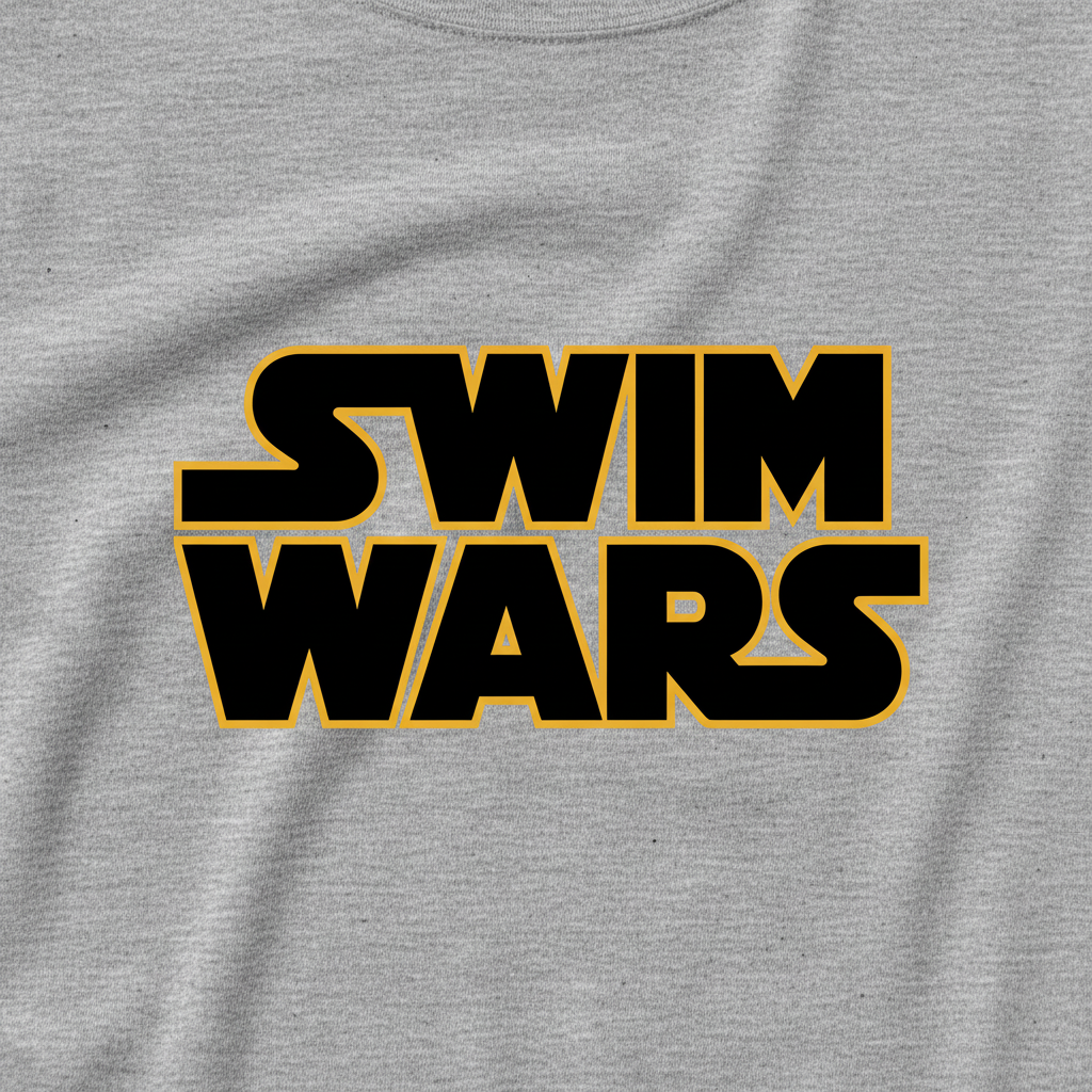 Swim Wars – Gray Background