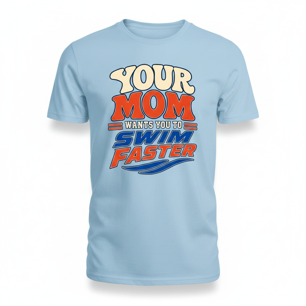 Your Mom Retro - Light Blue